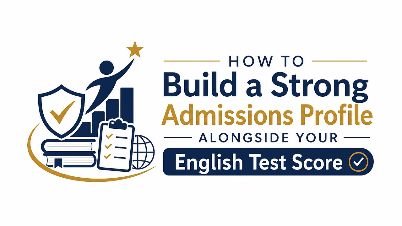 How to Build a Strong Admissions Profile Alongside Your English Test Score