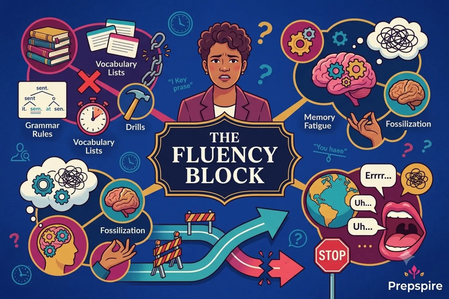 Why Adult ESL Learners Struggle with Fluency Even After Years of English Study