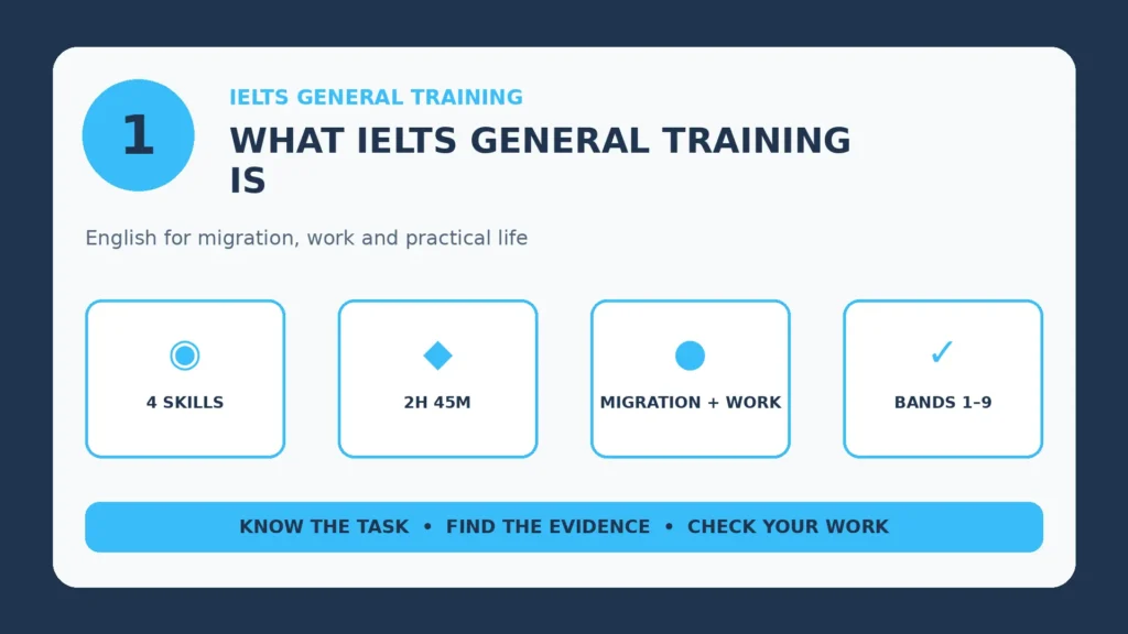 Infographic: What Is IELTS General Training?